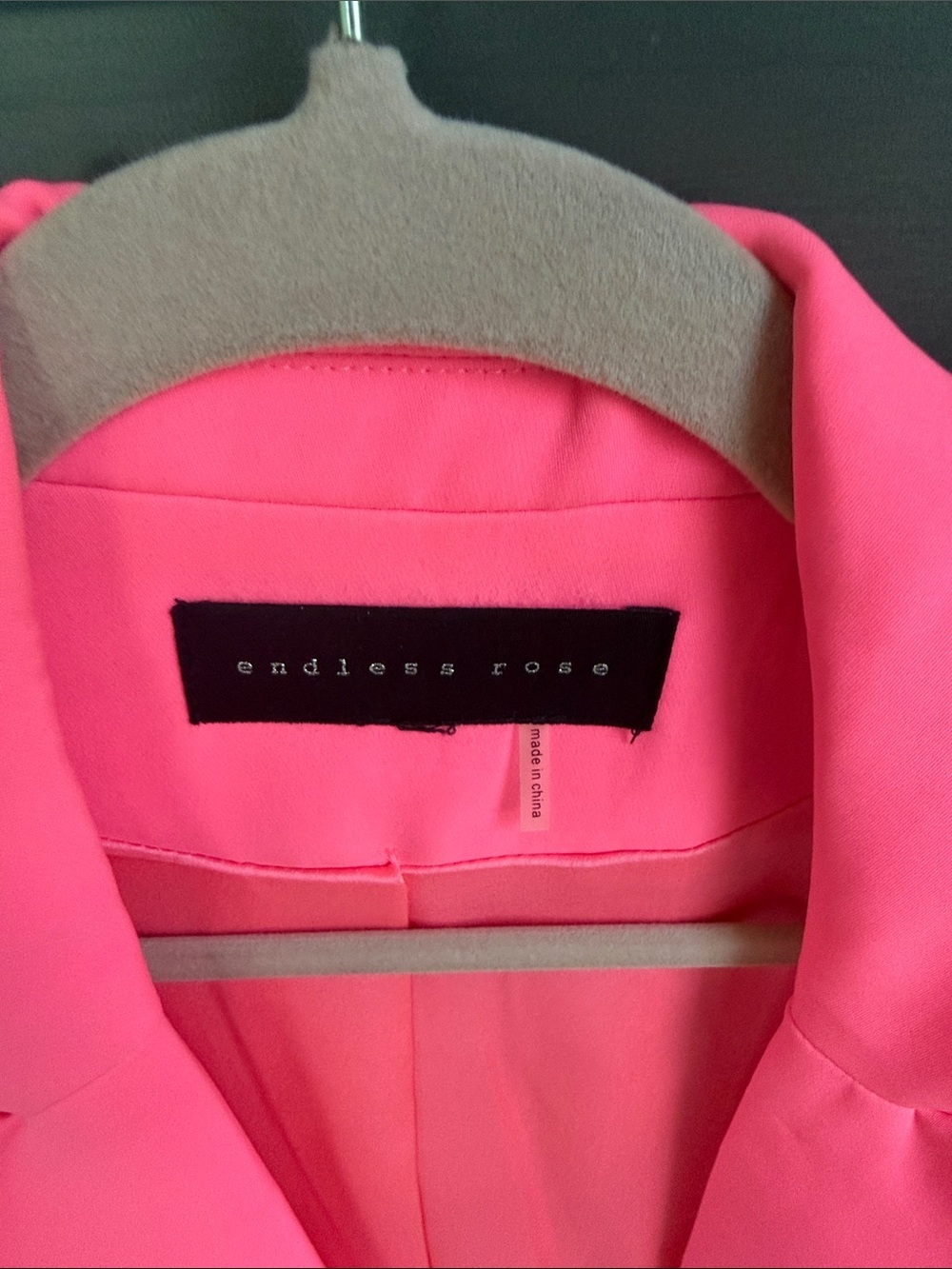 Bright Pink Blazer - Picture 2 of 4